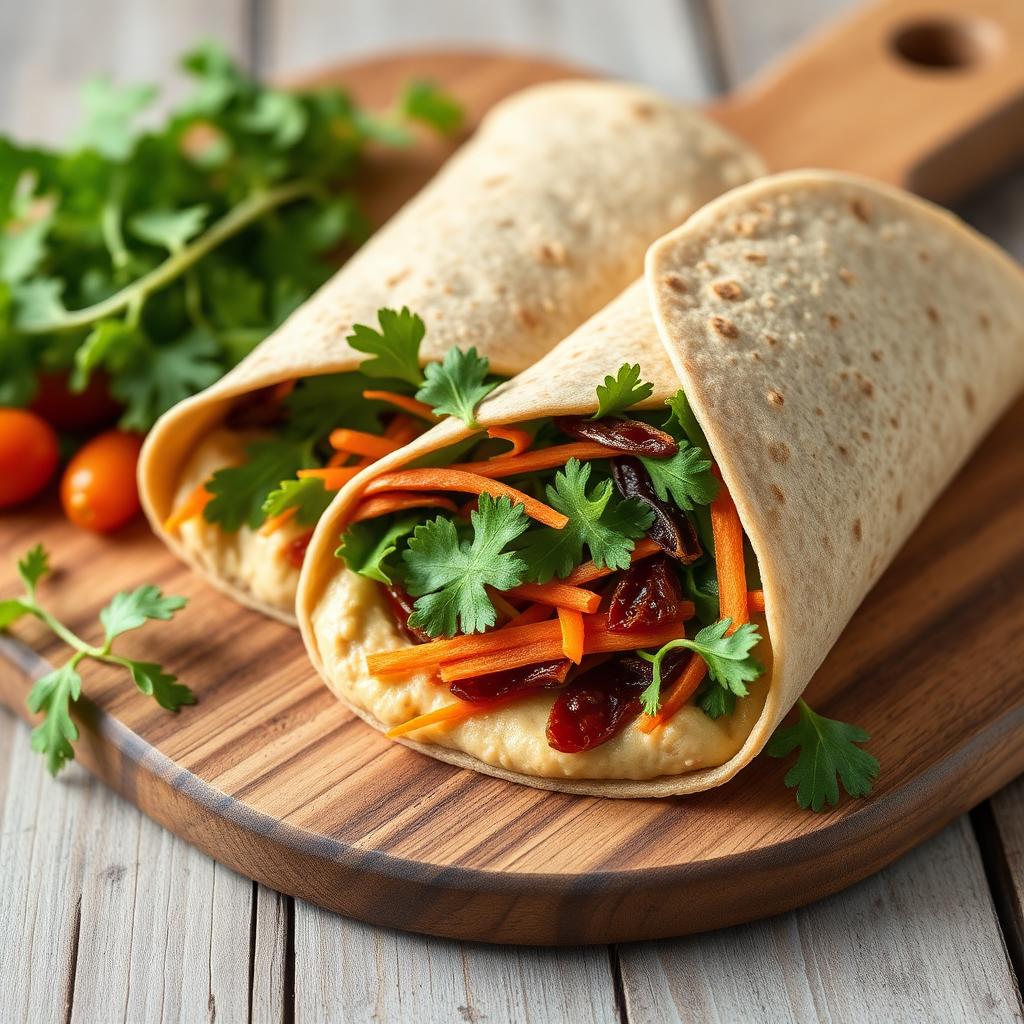 Foto da receita de Wrap Vegetariano